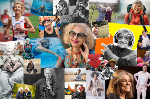 "Bad Ass Old Ladies" vision board by Casondra Sobieralski, March 2023